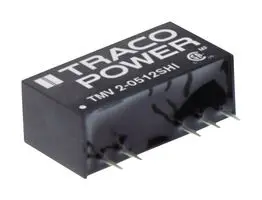 TMV 2-2415DHI - Преобразователь DC/DC на печатную плату вход 24В двуполярный выход 15В/-15В 0.066A/-0.066A 2Вт 5-Pin SIP модуль