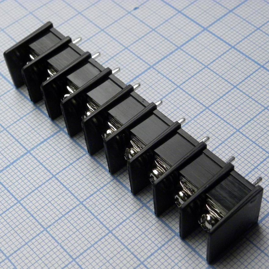 DG25C-B-09P-13-00A(H) - Барьерный клеммный блок 9 контактов. Серия DG25C-B