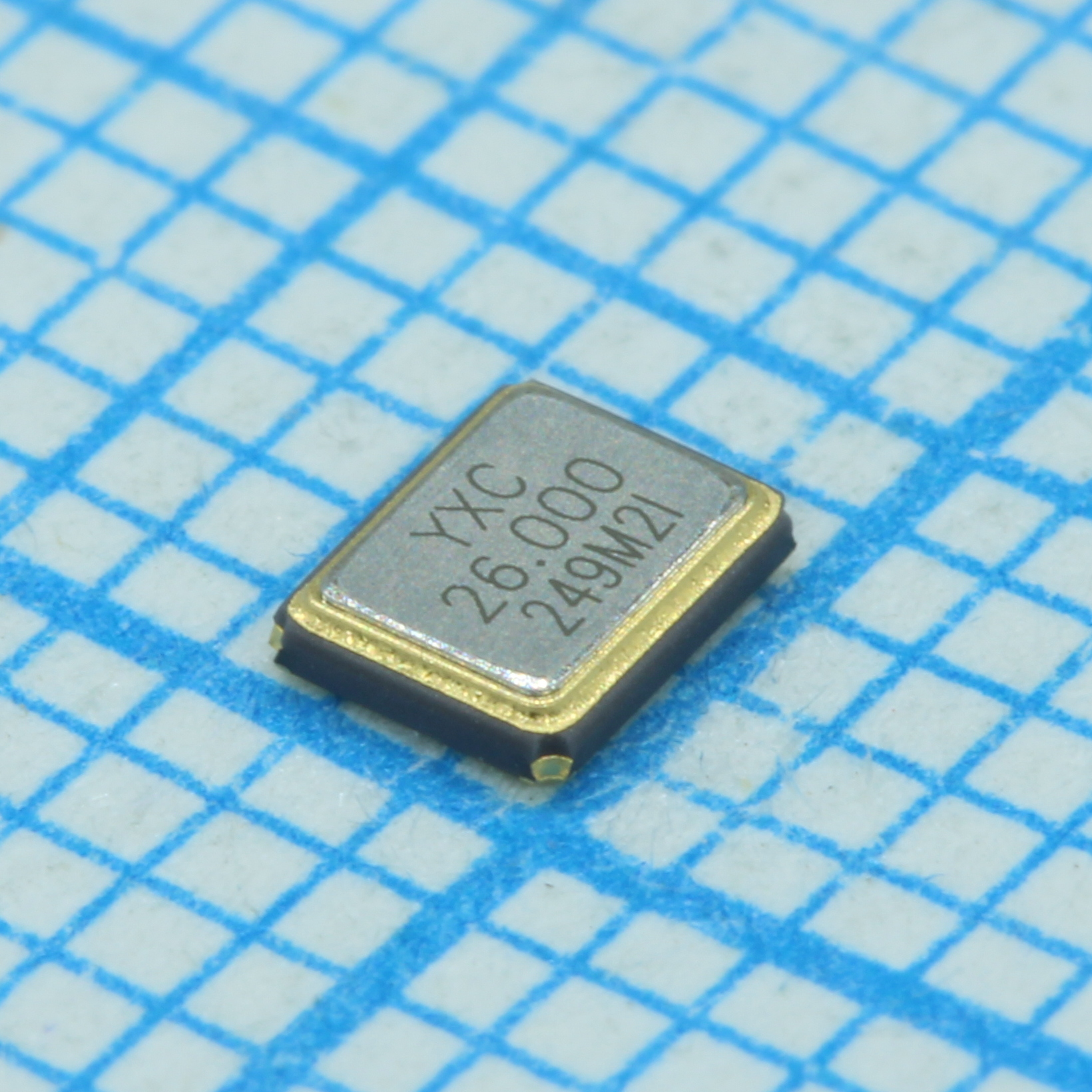 X322526MMB4SI - Резонатор кварцевый 26МГц, 10/20ppm, 10пФ, SMD 3.2х2.5х0.8мм, -40...+85°C