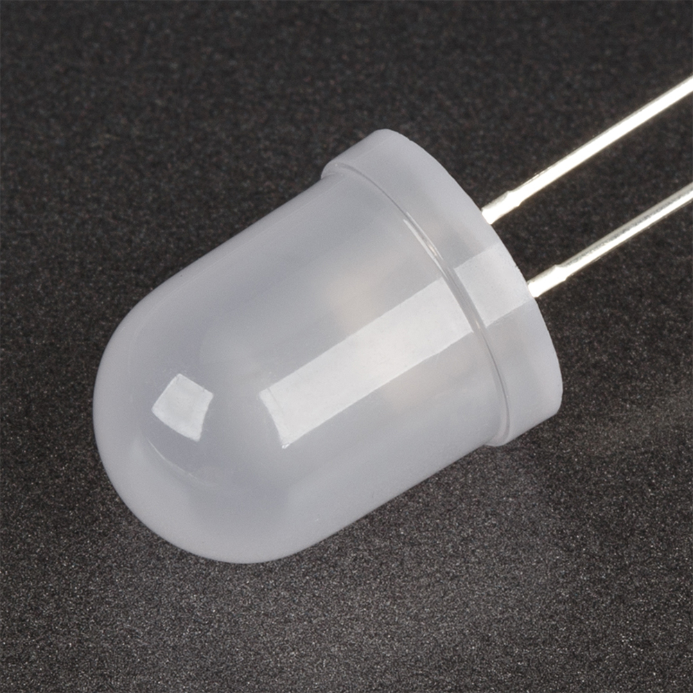 Светодиод ARL-10003RGBW-B-7color Fast 004181 - Поставка под заказ от 1000 шт. Выводной круглый светодиод, d=10 мм, белая матовая линза. Цвет свечения RGB: красный (625 нм), зеленый (525 нм), синий (470 нм), (7 комбинаций цветов), мигающий (быстрый). Угол 