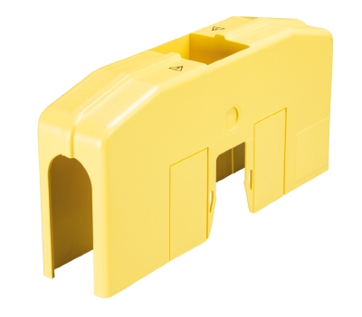 Кожух защитный Z7.409.5853.0 - Защитная крышка для болтовых клемм: RFK 1/150...S35; RFK 1/180...S35; RFK 1/240...S35 пластик, цвет: желтый
