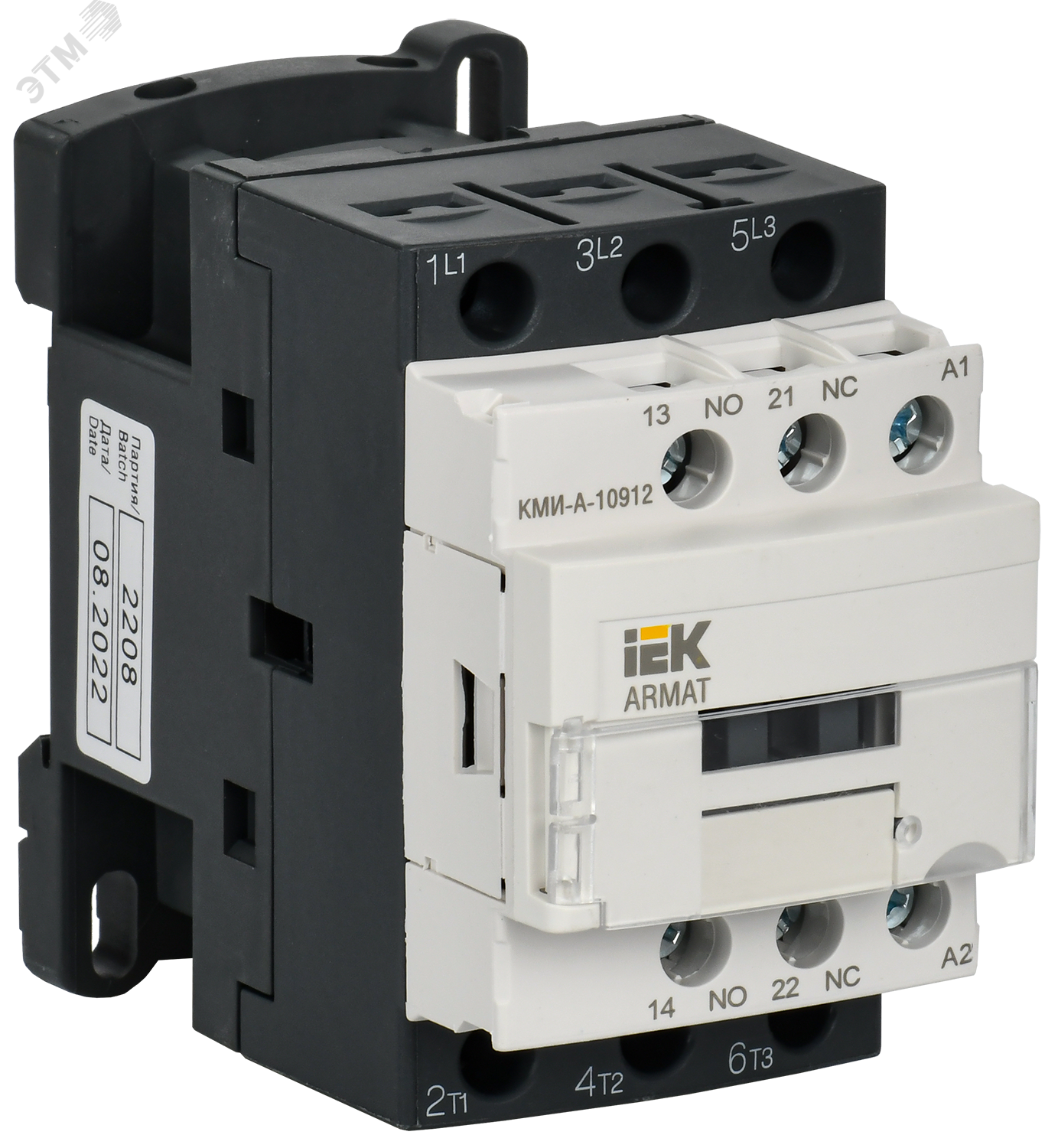 Контактор КМИ-А-10912 LC1D 9А кат. 230В AC 1НО+1НЗ AC-3 AR-ACC-11-009-230-11