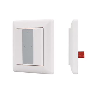 Панель Knob SR-KN9551K2-UP White (KNX, DIM) 023487 - Универсальная многофункциональная встраиваемая настенная панель для систем KNX. 2 клавиши. Материал - пластик. Цвет корпуса - белый. Питание от шины KNX DC 21-30V. Габариты 55.5х55.5х13 мм. Совместима с