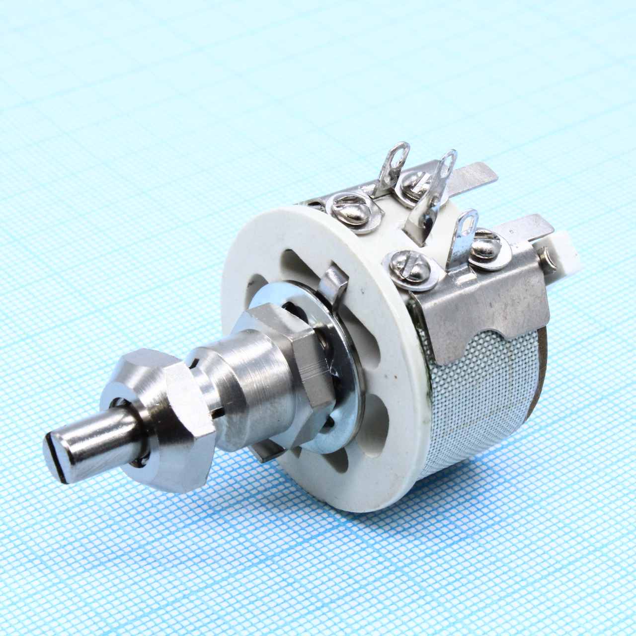 ППБ-16Е  15К ±10% - Резистор переменный проволочный 15кОм ±10% 16Вт