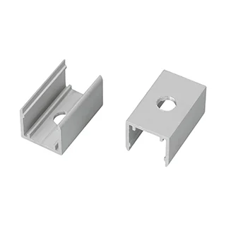 Держатель ARL-MOONLIGHT-1213-CLIP ANOD 025552 - Клипса из анодированного алюминия для гибкого неона MOONLIGHT сечения 12х13мм. Длина 25 мм.
