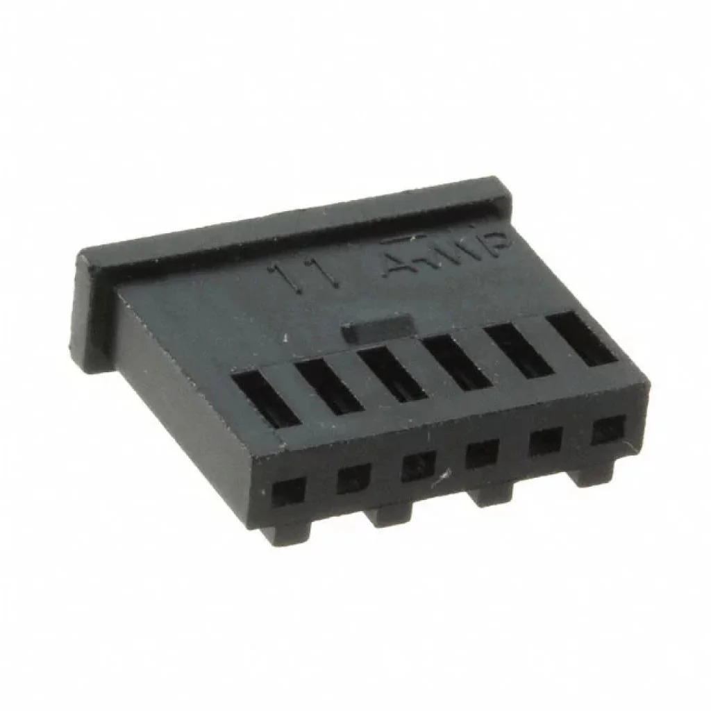 280360 - Корпус разъема Серия AMPMODU, Гнездо, 6 вывод(-ов), 2.54 мм, AMPMODU