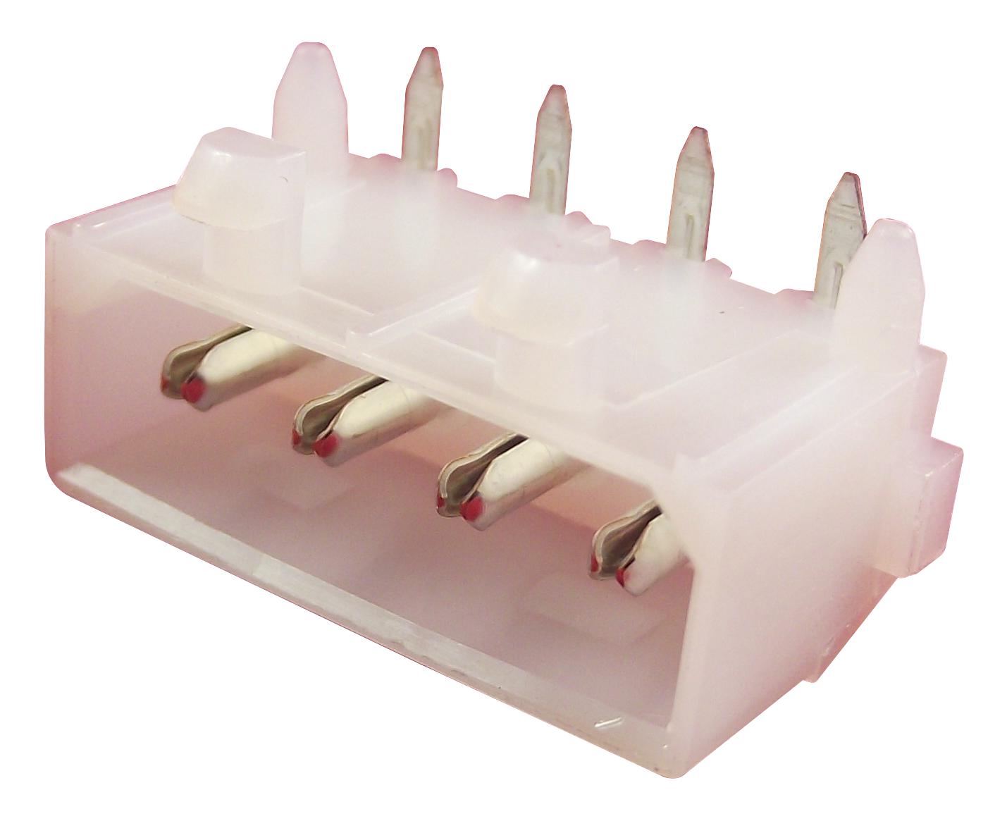 641737-1 - Соединитель провод-плата 4 контакт(-ов) 5.08мм луженый угловой монтаж в отверстие пакет