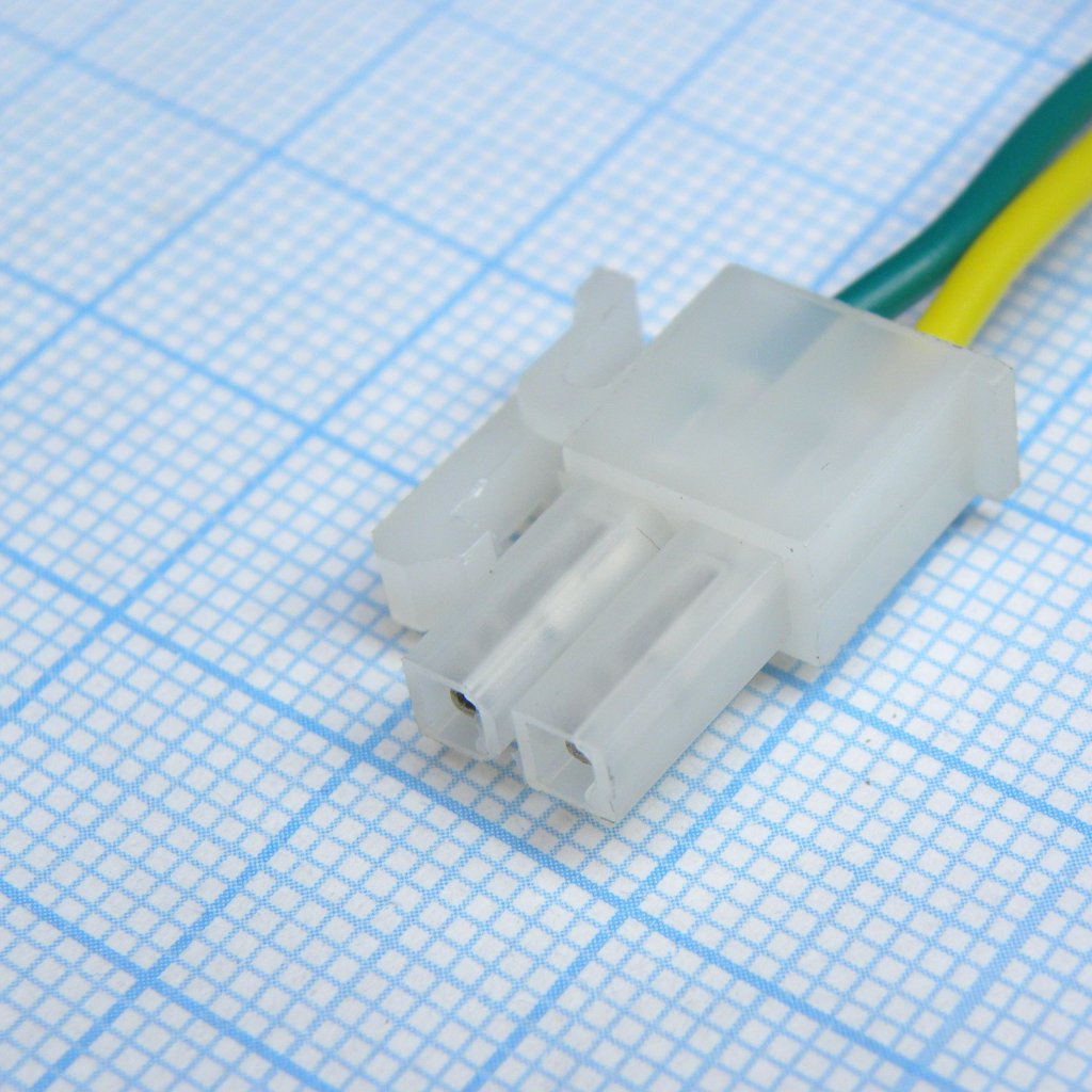 MF-2x1F провод 0.3m AWG20 - Разъем питания Mini-Fit 2 контакта, гнездо на проводе 300мм, шаг 4,2мм