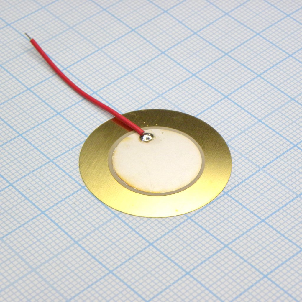 FML-31T-4.0A1-35 - Пьезо-элемент 4.0kHz  Cсоб=45nf  D=31.0  t=0.24 длина выводов 35мм