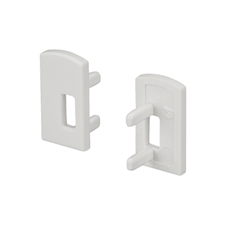 Заглушка WPH-FLEX-H18-HR с отверстием 023276 - Заглушка с отверстием для пластикового профиля WPH-FLEX-H18-HR-2000. Цвет белый. В пакете 5 левых и 5 правых заглушек.