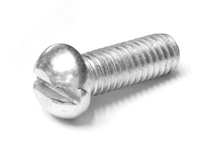 Винт с плоским шлицем М6х20 нержавеющая сталь AISI 316L CM030620INOX316L