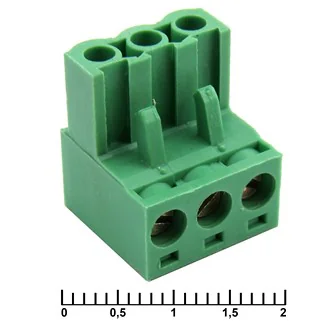 XY2500F-A-03P (2EDGK-03P) 5MM - Клеммник разрывной SZC XY2500F-A-03P (2EDGK-03P), 5 мм