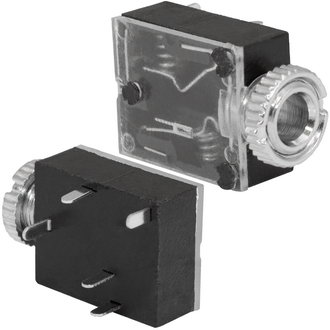 TKX3-3.5-05 PCB JACK - Разъём аудио гнездо стерео 3.5 мм, на плату