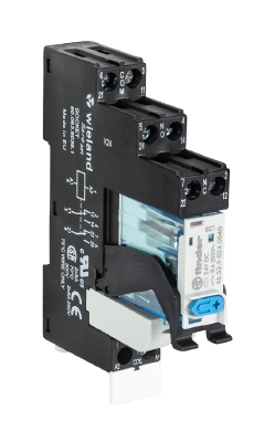 Реле FLARE MR 24VDC-2W-8A-S - Интерфейсный релейный модуль, 2 переключающих контакта, материал контакта: AgNi, рабочее напряжение: 24 V DC, номинальное напряжение переключения: 250 V AC, коммутируемый ток: 8 A, с винтовой фиксацией провода, серия flare MO