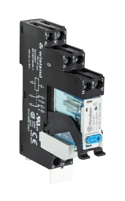 Реле FLARE MR 24VDC-2W-8A-S - Интерфейсный релейный модуль, 2 переключающих контакта, материал контакта: AgNi, рабочее напряжение: 24 V DC, номинальное напряжение переключения: 250 V AC, коммутируемый ток: 8 A, с винтовой фиксацией провода, серия flare MO
