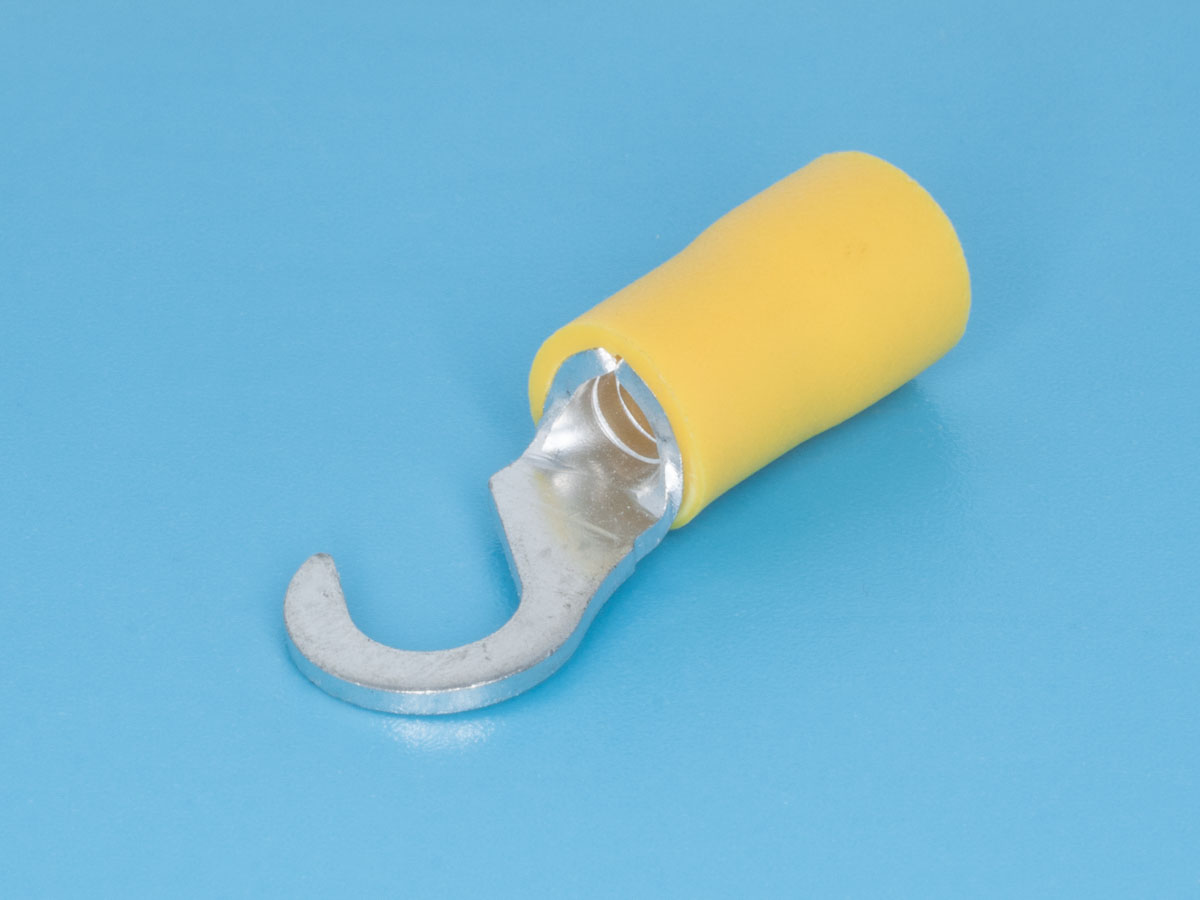 TCI-5.5-5 - Клемма тип "C" 5,3мм на провод 4,0-6,0мм, изолированная, кратно 100шт.