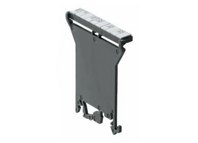 Пластина разд. Z7.311.1755.0 - Разделительная пластина, с поворотным держателем маркировочных шильдиков, DIN35, пластик, цвет: серый