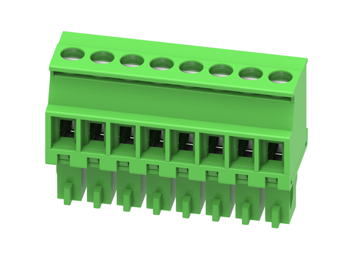 Розеточный разъем на кабель MC-RE3.5V20C-0001 - Розеточный разъем, угловой, на кабель, шаг: 3.5 мм, 20 полюсов, фиксация провода винтовая, исполнение: стандартное, 160V, 8A, цвет: зеленый Розеточный разъем на кабель MC-RE3.5V20C-0001 - Розеточный разъем, угловой, на кабель, шаг: 3.5 мм, 20 полюсов, фиксация провода винтовая, исполнение: стандартное, 160V, 8A, цвет: зеленый