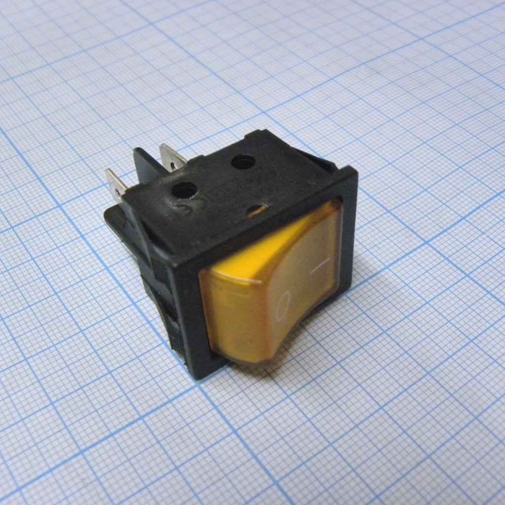 SWR 201-6C3 Ч/Ж IRS - Переключатель клавишный с подсветкой