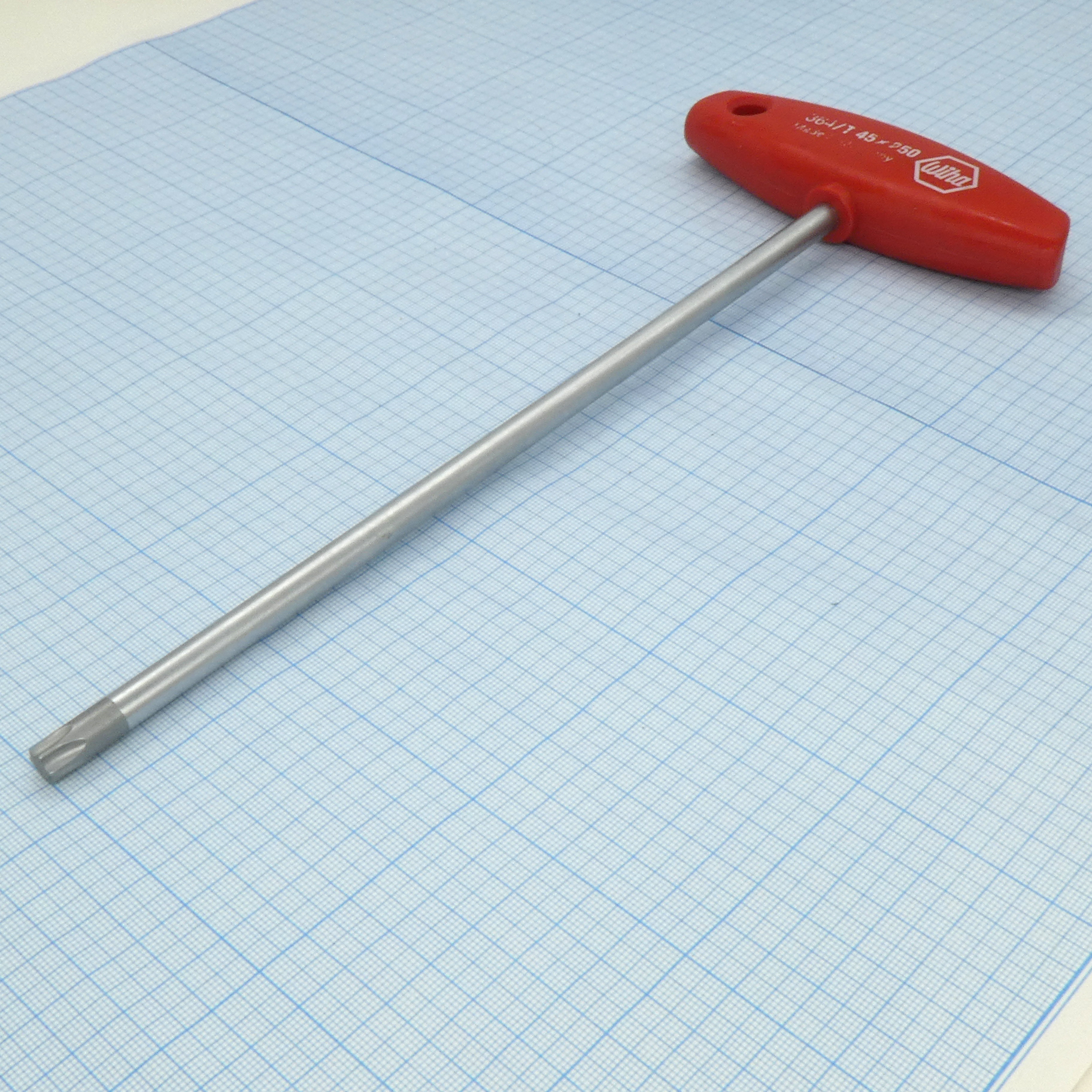 Отвертка 364 T45x250 - Т-образная отвертка torx T45 с длиной стержня 250мм