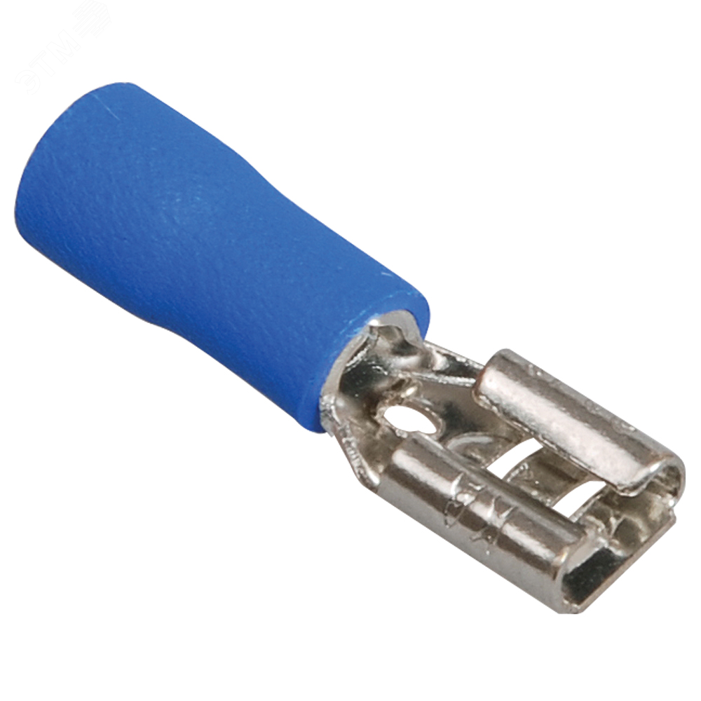 РПИ-М 2.5-(4.8) - Разъем кабельный плоский изолированные «мама» с ПВХ манжетой