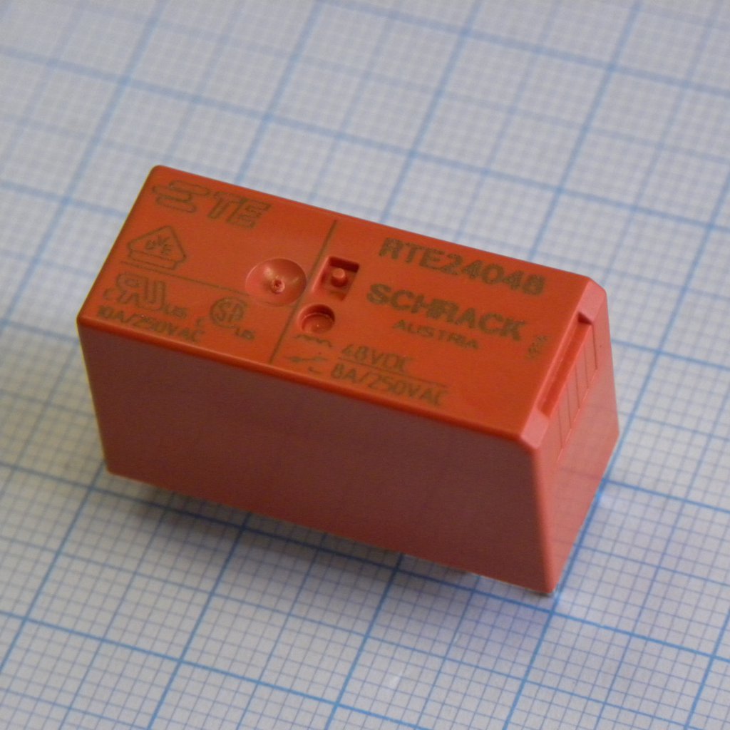 1-1393243-1 - Реле, Конфиг: 2C; Uкатушки: 48 В; DC; Мощность катушки (max): 400 мВт; контакты: 8 А; UAC: 250 В