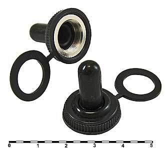 WPC-02 (M12X0.75) - Защитный резиновый колпачок для тумблеров M12X0.75