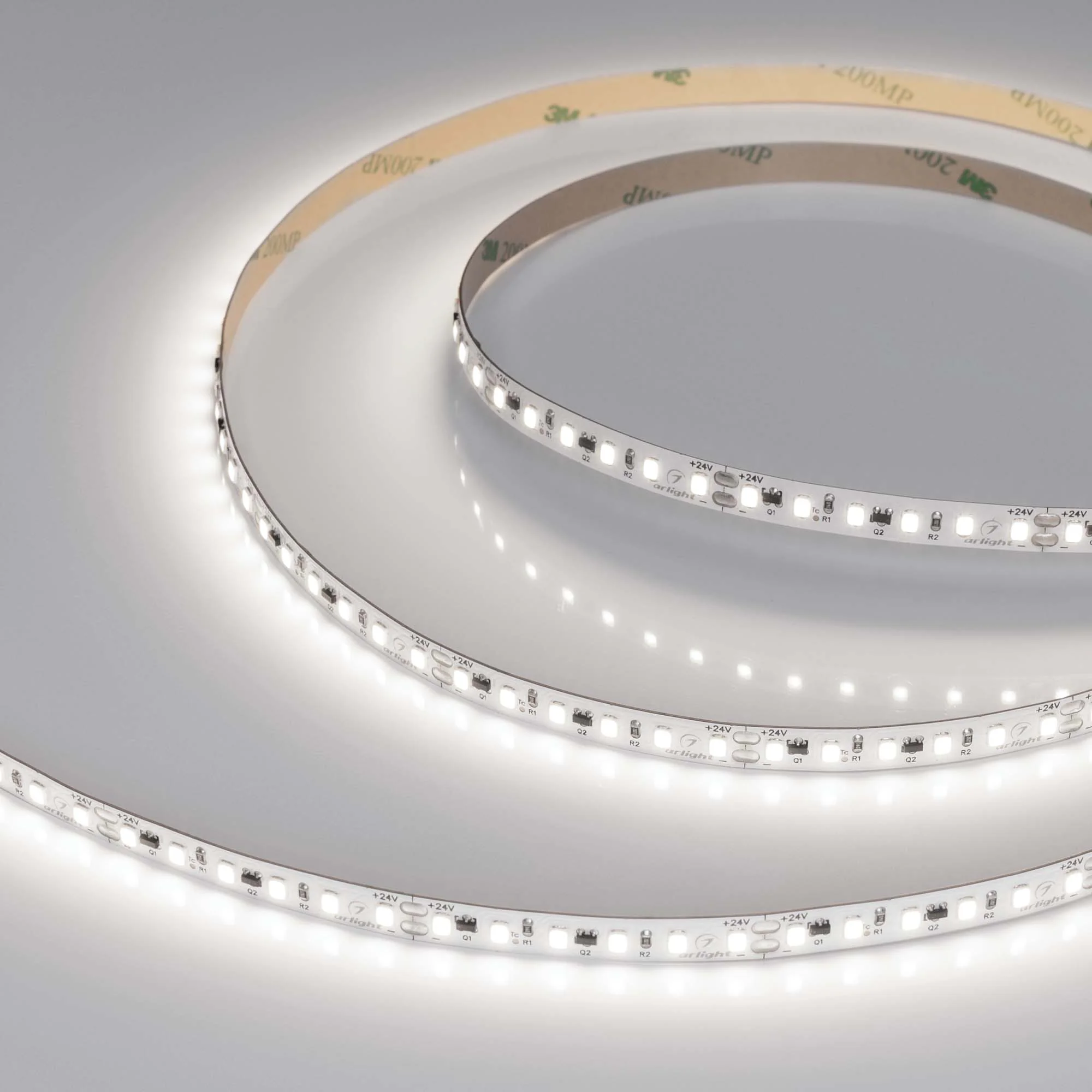 Лента IC-A120-8mm 24V Day5000 (9.6 W/m, IP20, 2835, 10m) 037962 - Светодиодная лента IC-A120, открытая IP20. Светодиоды 2835, 120 шт/м (1200 шт на 10 м), белая плата, ширина 8 мм, скотч 3M. Цвет ДНЕВНОЙ 5000 K, цветопередача CRI>80, угол 120°. Питание 24 