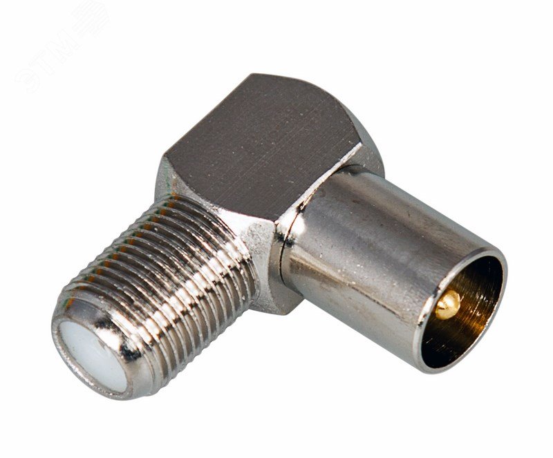 Переход гнездо F-штекер TV угловой 05-4311