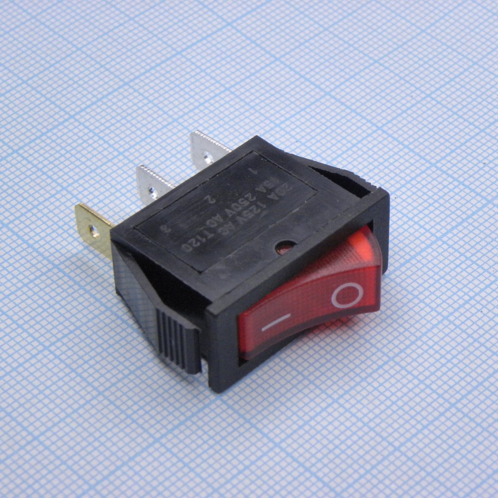 SWR 101-1C3 Ч/К IRS - Переключатель клавишный с подсветкой