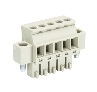 Розетка Wiecon 8813 B / 5 VL - Розеточный разъем, прямой, на кабель, шаг 3,81 мм, 5 полюсов, номинальное сечение: 1,5 мм кв., винтовая фиксация провода, 250V, 8А, с маркировкой, цвет: серый, серия 8813 B VL