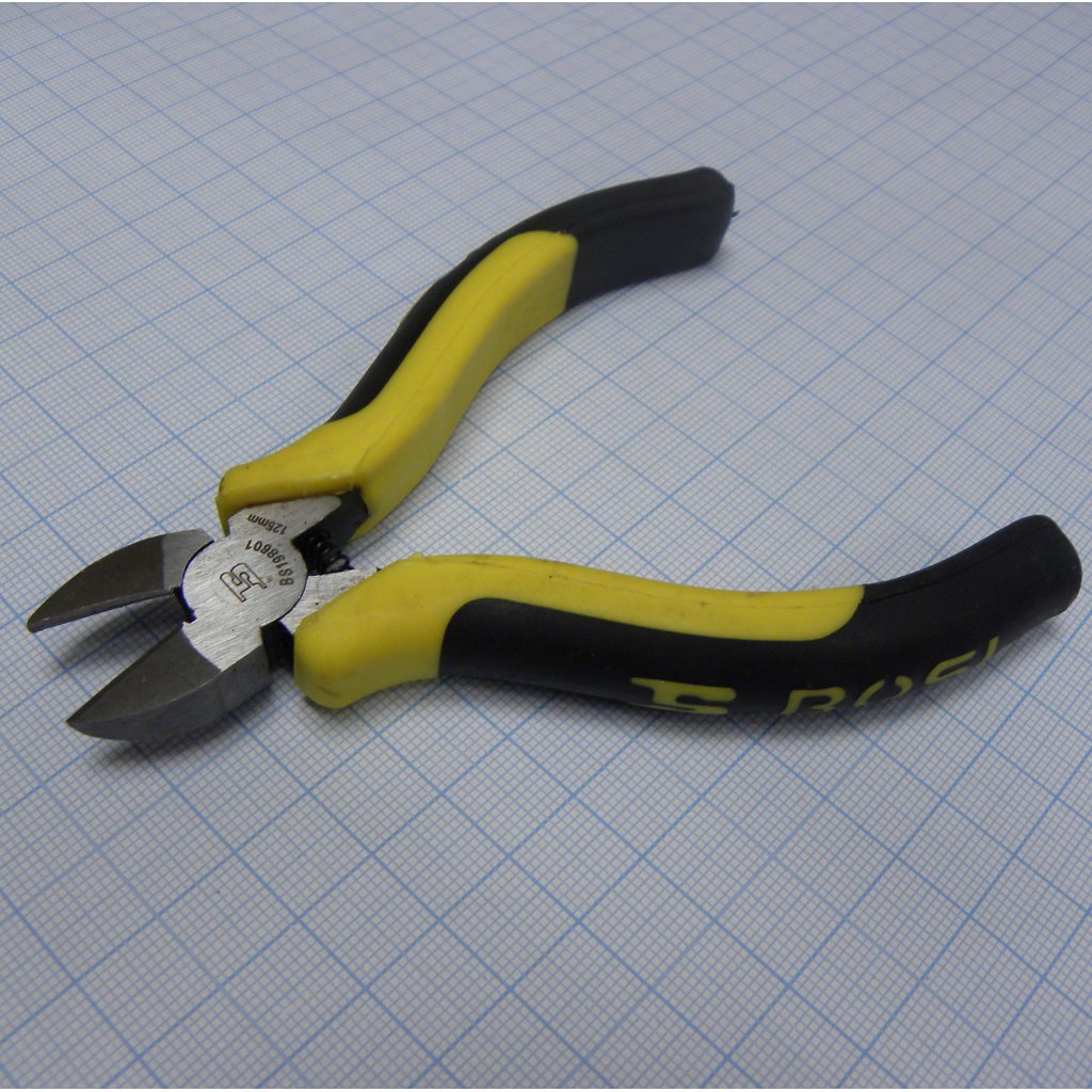 Бокорезы BS198601 - 125мм,для работы с мягкими металлами и пластиком. Максимальный диаметр проволоки до - 1.6мм