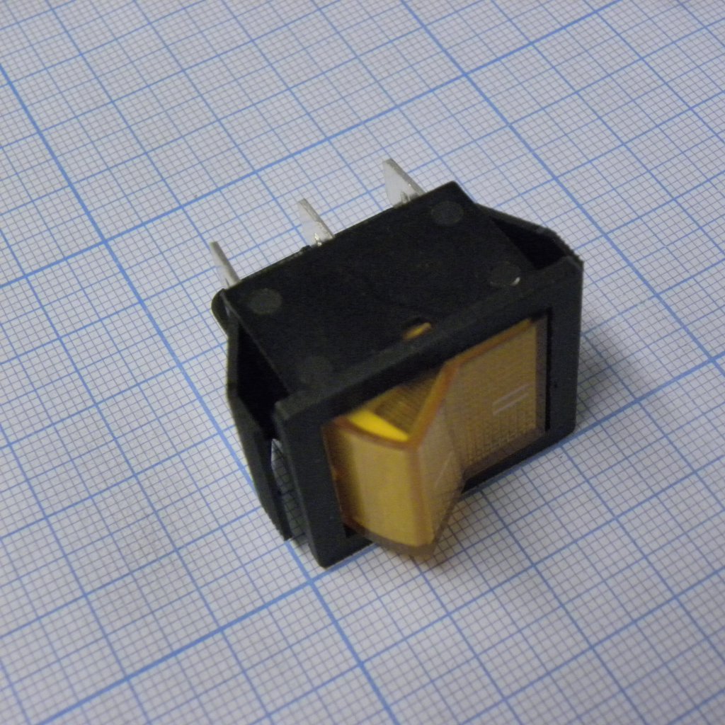 SWR 202-1B7 Ч/Ж IRS - Переключатель клавишный с подсветкой