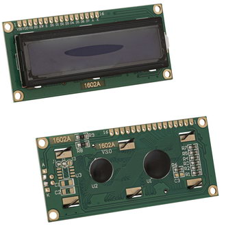 RH1602B-TNI ENG-RUS - ЖК индикатор символьный RUICHI RH1602B-TNI, знаки русские - английскиие