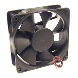 RQD 12038MS 24VDC - Вентилятор 24В 120x120х38мм, 2300 об/мин., 170м3/час, 35дБ, подшипник скольжения, тип вывода - провод