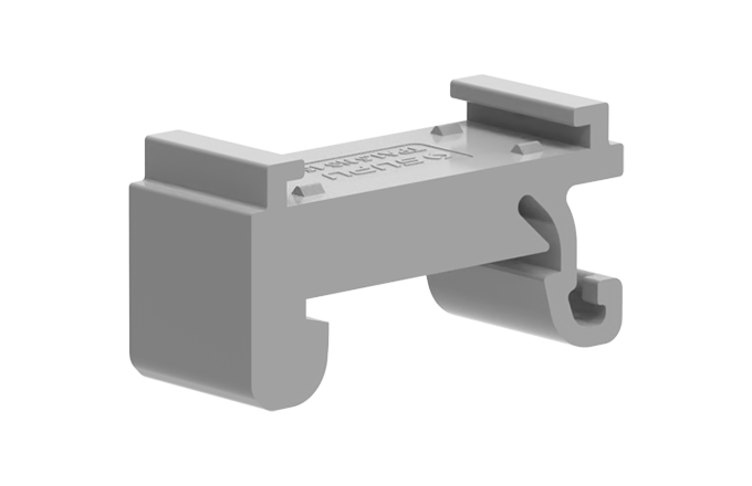 Переходний на рейку TPA1.5 NS 15 - Переходник на рейку DIN 15, для блоков TPA1.5…, TPA4/1.5…, цвет: серый