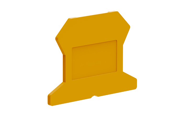 Торцевая крышка 302102 - Торцевая крышка для клемм SUK, цвет: оранжевый