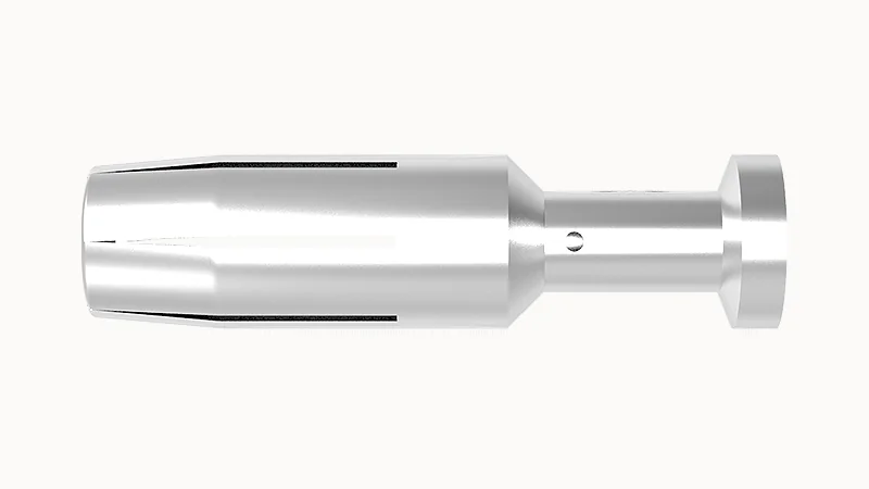 Розеточный обжимной контакт (Ag) 40A-SF-1.5 - Розеточный обжимной контакт, номинальный ток: 40A, номинальное сечение: 1,5 мм кв., тип покрытия контактов: серебро
