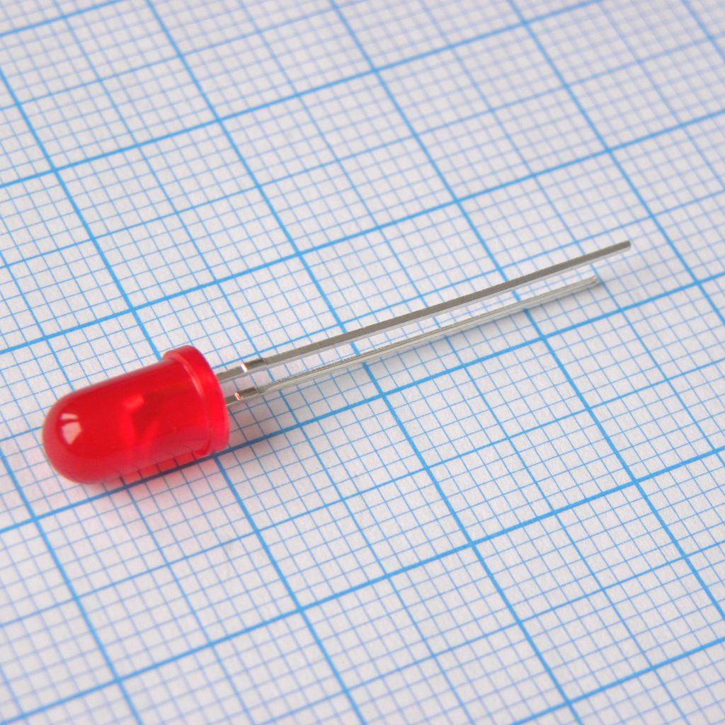 GNL-3014HD - Светодиод 3мм/красный/700нм/0.8-5мкд/60°