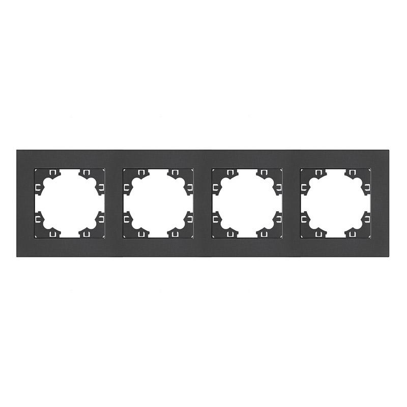 Рамка 4-м Афина универс. графит A0046-Gr