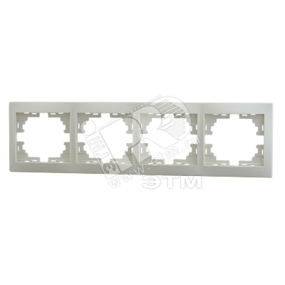 Рамка 4-м Mira горизонт. крем. 701-0300-149