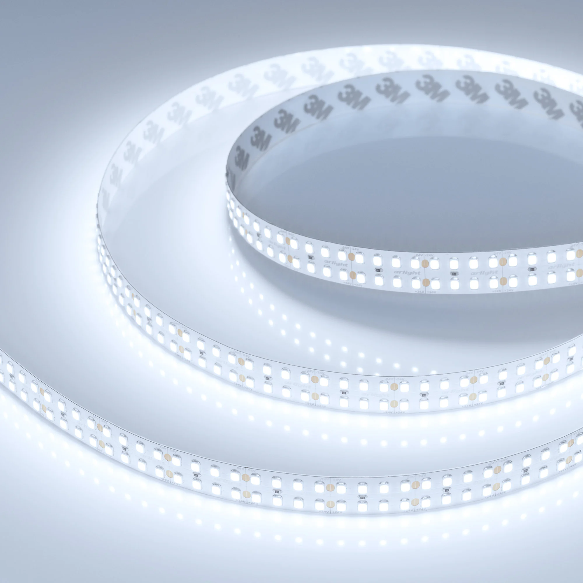Лента светодиодная 24 Вт/м 24В 6000K IP20 320LED/м RT-A320-15mm SMD 2835 5 м