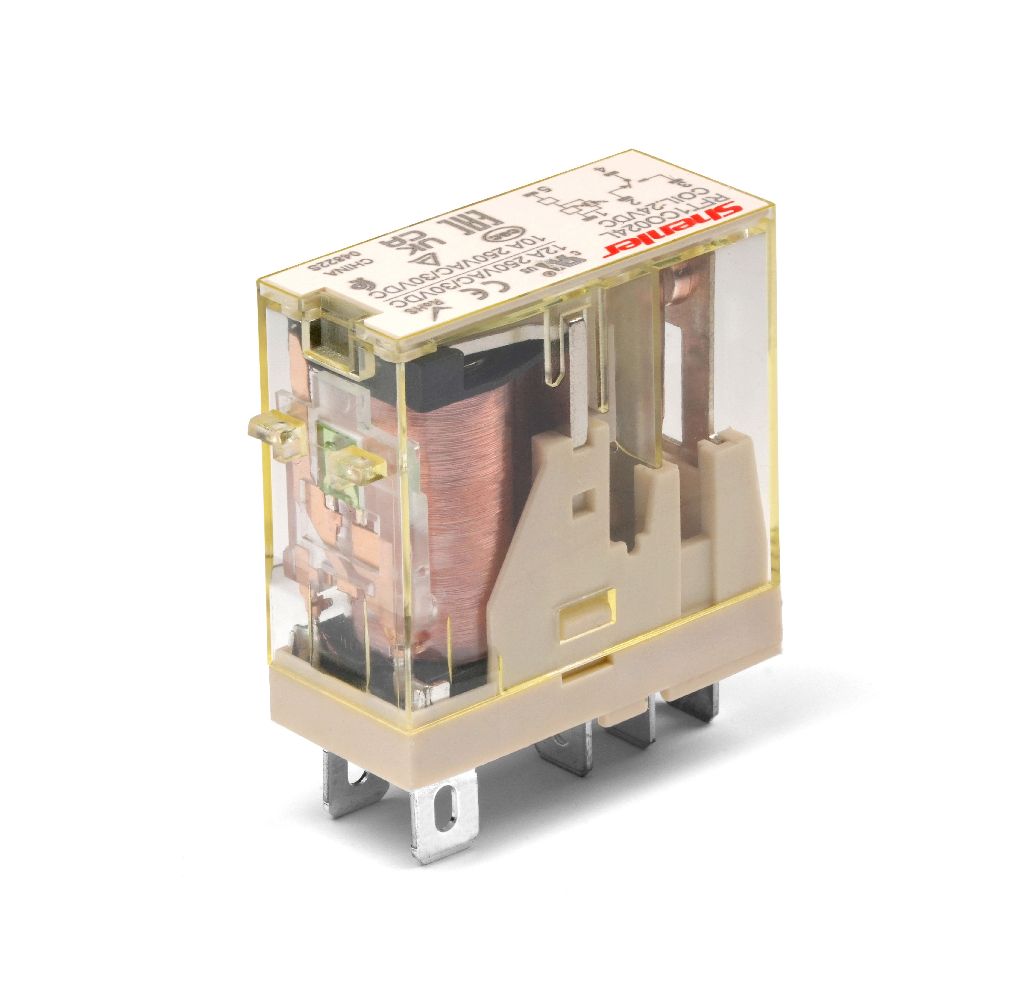 Реле RFT1CO012 - Интерфейсное реле, 1 группа переключающих контактов, 12VDC, 12A, стандартное исполнение, для колодок серий: SRT*-E, SRT*-A, SRU*-E, SRT*-P, SRU*-S, SRU*-ST, SRT*ES