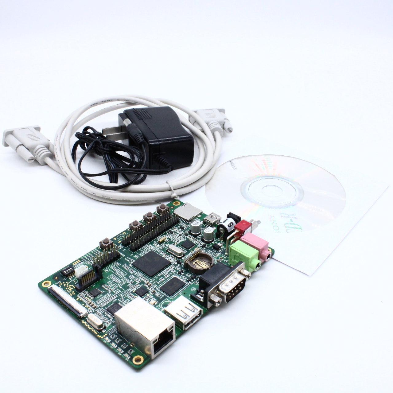 SBC8018 - Одноплатный компьютер на процессоре AM1808, Linux, WinCE, 128MB SDRAM, 128MB NAND, UART, USB, Ethernet, SATA, LCD/TSP, Camera, Audio, TF card