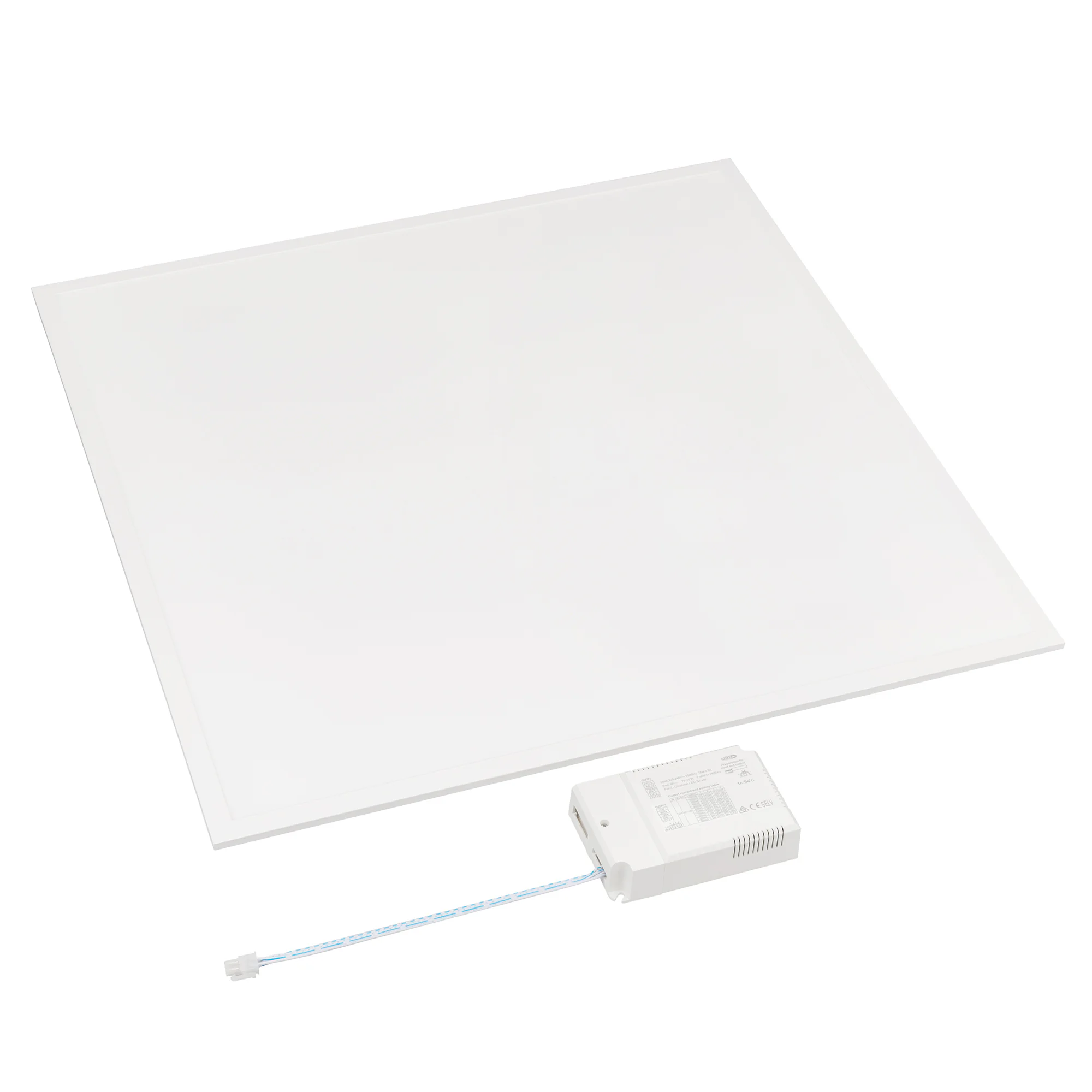 Светильник DL-TITAN-S600x600-40W Day4000-MIX (WH, 120 deg, 230V, DALI) 046049 - Светодиодная панель с прямой засветкой (backlit). Мощность 40 Вт, св. поток 4000 лм, 100 лм/Вт, цвет свечения меняется в диапазоне 3000К-6500К (возможность изменения цветовой 