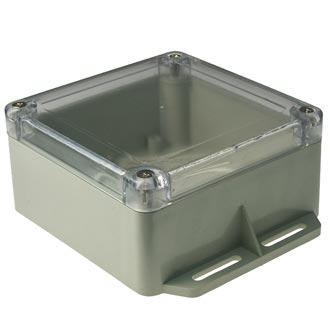 Z386CMF (120X120X60) - Корпус для РЭА герметичный пластиковый с фланцем ZTM-ELECTRO Z386CMF, 120x120x60 мм, пластиковый