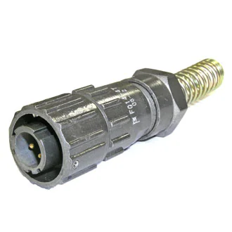 FQ14-4PIN TJ-8 - Кабельная вилка, 4 контакта, пружиный хвостовик под кабель 8мм