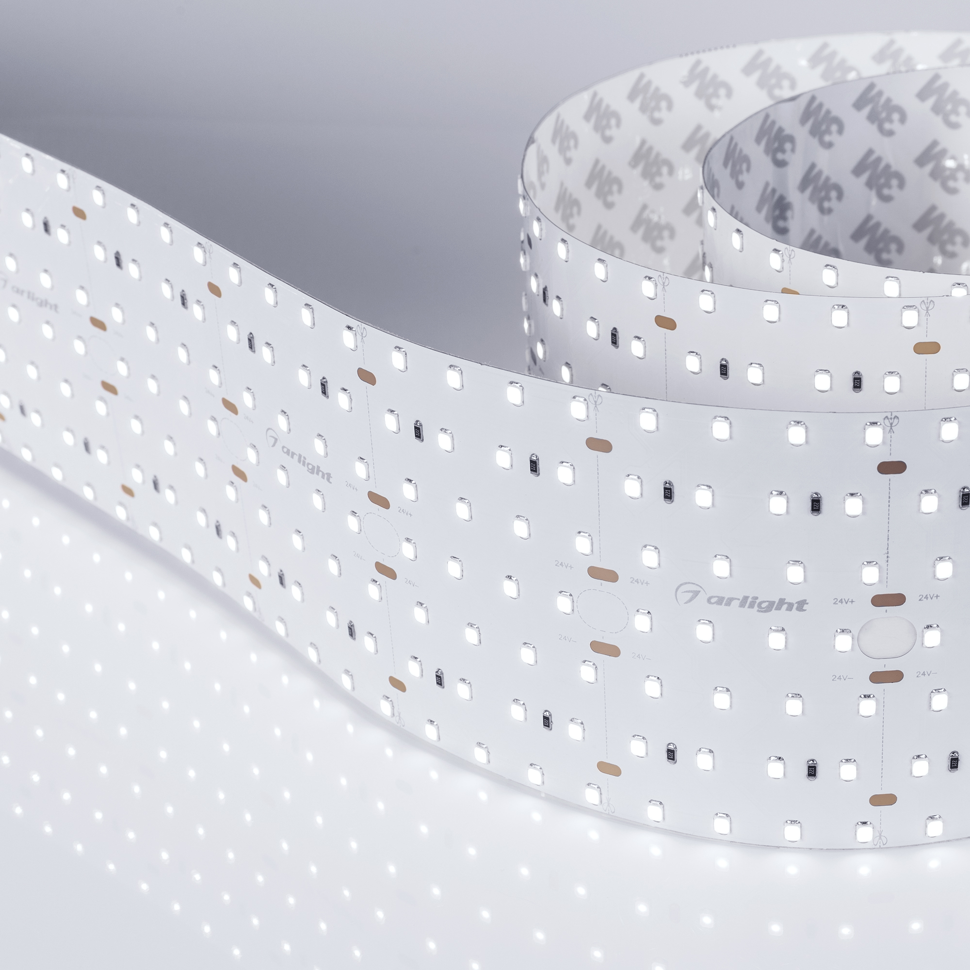 Лента S2-2500 24V White 6000K 85mm (2835, 560 LED/m, LUX) 023408 - Поставка под заказ от 1000 м. 85мм. Гибкая лента LUX для профиля S2, светодиоды smd 2835, 560 шт/м (1400шт на 2.5м), белая плата 85 мм с монтажными отверстиями, скотч 3М. Цвет БЕЛЫЙ 5800-6