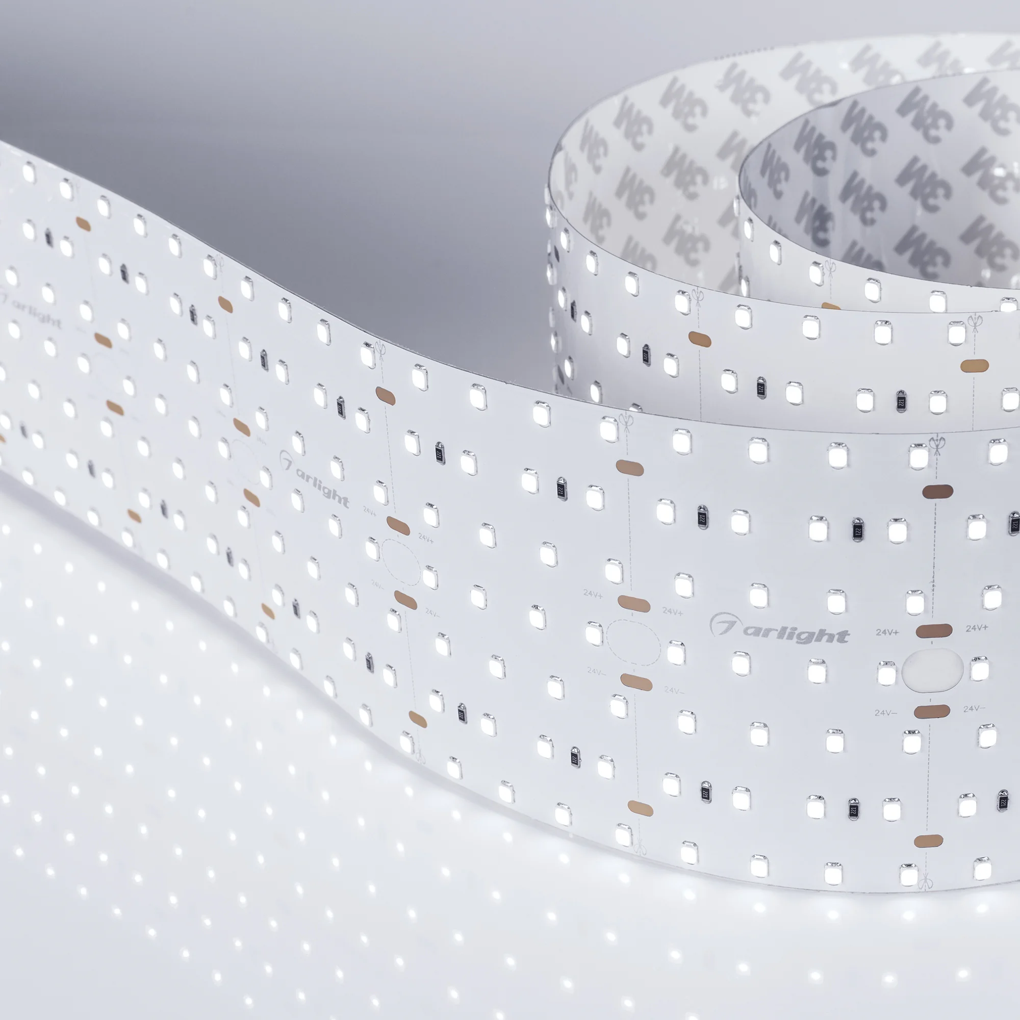 Лента S2-2500 24V White 6000K 85mm (2835, 560 LED/m, LUX) 023408 - Поставка под заказ от 1000 м. 85мм. Гибкая лента LUX для профиля S2, светодиоды smd 2835, 560 шт/м (1400шт на 2.5м), белая плата 85 мм с монтажными отверстиями, скотч 3М. Цвет БЕЛЫЙ 5800-6