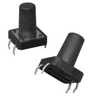 KAN1211-1501B 12X12X15 MM - Кнопка тактильная KAN1211-1501B, 12x12x15 мм